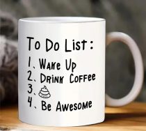 Tazza lista di cose da fare