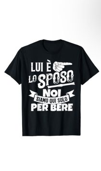 Maglietta Lui è lo Sposo