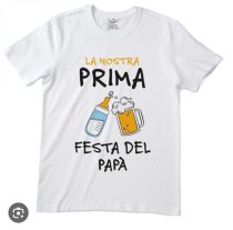 Maglietta prima festa del papà