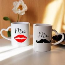 Tazza Mrs and Mr
