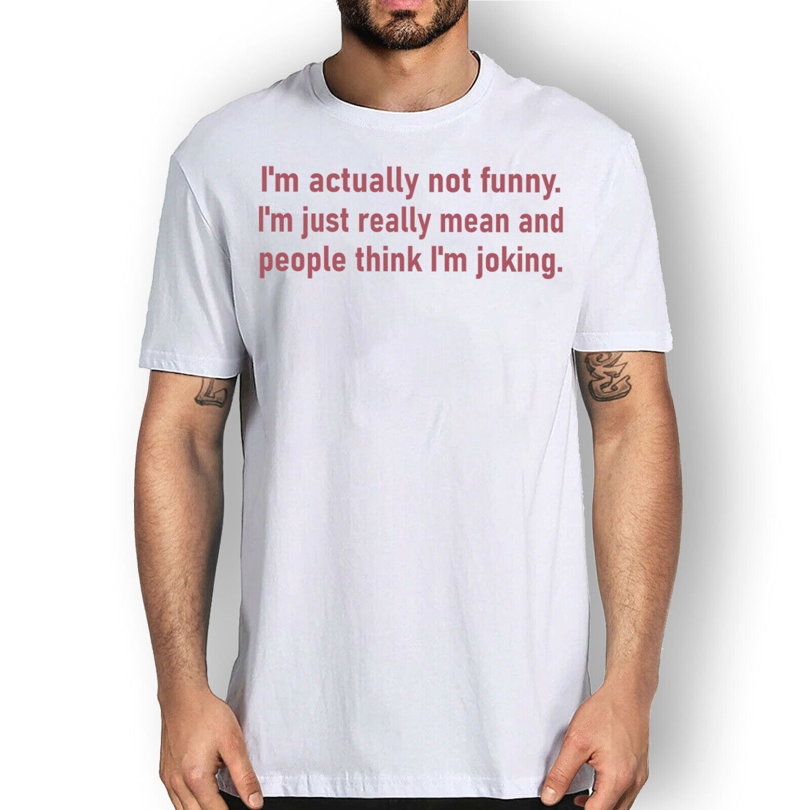 I'm actually not funny Funny T shirt Women Men maglietta 2express I'm actually not funny Funny T shirt Women Men maglietta 2express
